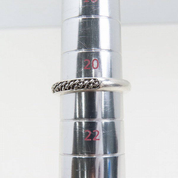 実際に弊社で買取させて頂いたMARS/マーズ シルバー リング SV925 シルバー 21号 の画像 7枚目