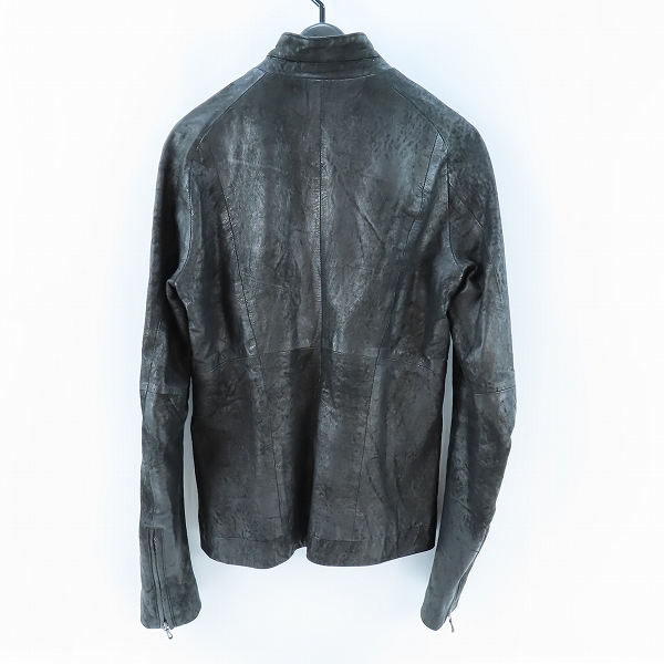 実際に弊社で買取させて頂いたJULIUS/ユリウス 13SS vandalism ラムレザージャケット/1の画像 1枚目