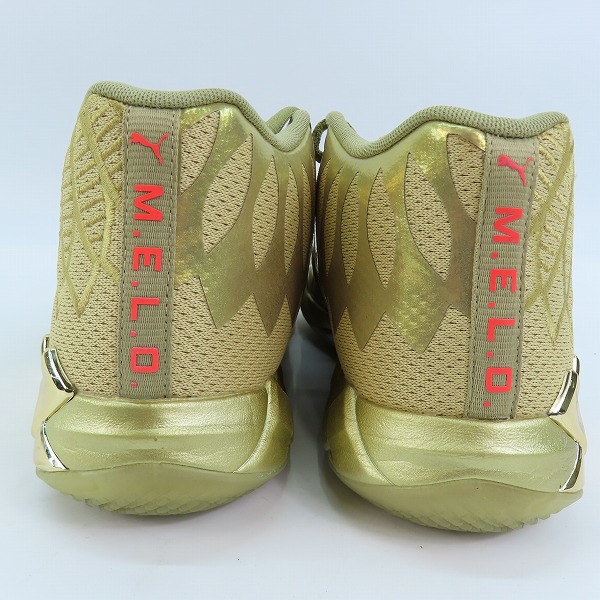 実際に弊社で買取させて頂いたPUMA/プーマ X LAMELO BALL ラメロ・ボール MB.01 Golden Child 379223-01/27の画像 1枚目