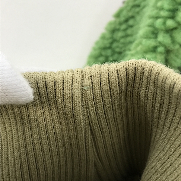 実際に弊社で買取させて頂いたA BATHING APE/アベイシングエイプ MEGA ABC CAMO SHARK BOA HOODIE JACKET/ボア フリース パーカー/Mの画像 6枚目