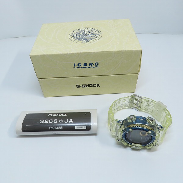 実際に弊社で買取させて頂いたG-SHOCK/Gショック LOVE THE SEA AND THE EARTH 25周年記念 イルクジ フロッグマン GF-8251K-7JRの画像 6枚目
