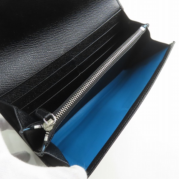 実際に弊社で買取させて頂いたBVLGARI/ブルガリ  レザー二つ折り長財布の画像 5枚目