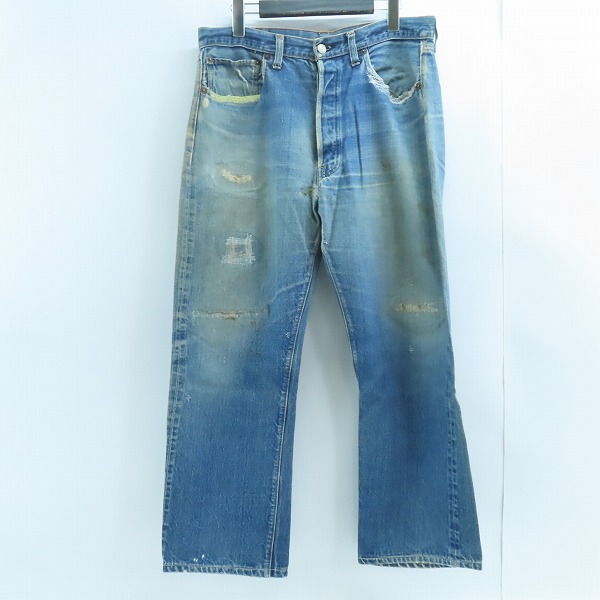実際に弊社で買取させて頂いた【難有り】LEVI'S/リーバイス 刻印6/刻印E/ビッグE/片面タブ ヴィンテージ デニムパンツ
