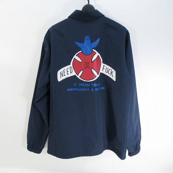 実際に弊社で買取させて頂いたINDEPENDENT/インディペンデント コーチジャケット EXP99CNBC /Mの画像 1枚目