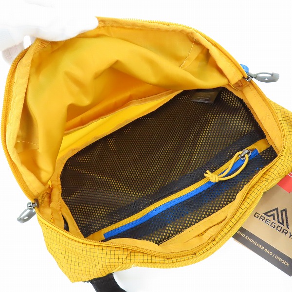 実際に弊社で買取させて頂いた【未使用】GREGORY/グレゴリー ナノショルダーバッグ ホーネットイエローの画像 5枚目