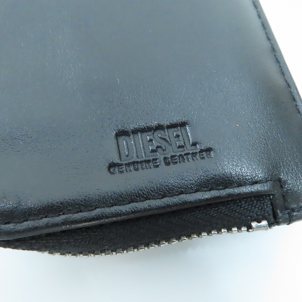 実際に弊社で買取させて頂いたDIESEL/ディーゼル APIA Dロゴ Lジップ カード/コイン/小銭入れ フラグメントケース PR818の画像 4枚目