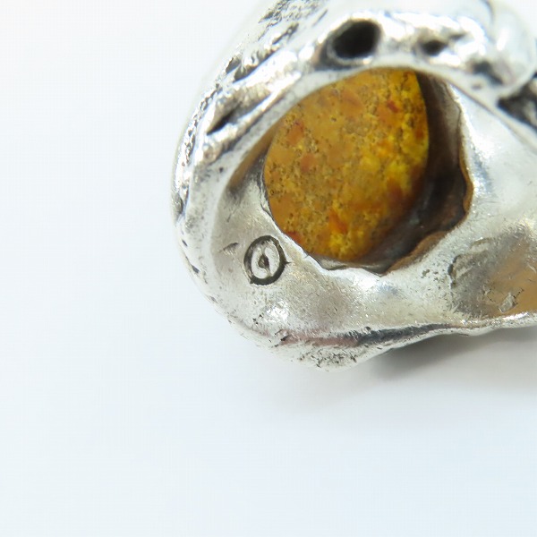 実際に弊社で買取させて頂いたALEX STREETER/アレックスストリーター エンジェルハートリング  アンバー 14号の画像 6枚目