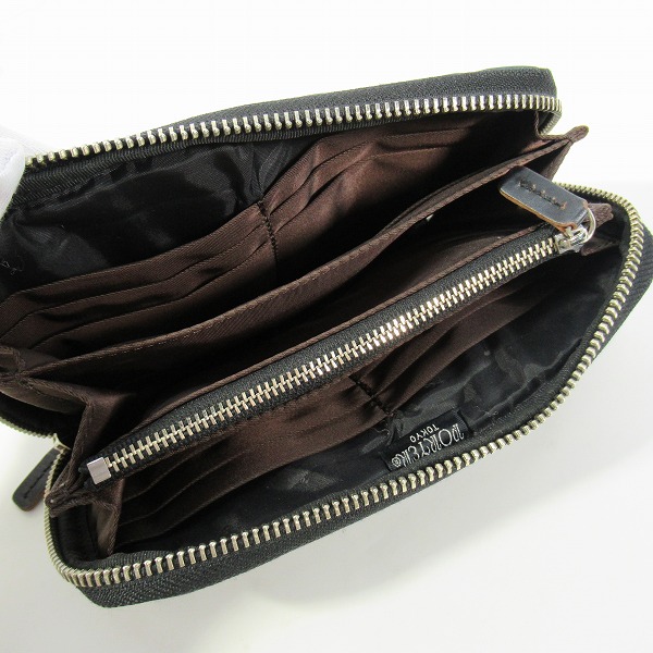 実際に弊社で買取させて頂いたMARNI/マルニ×PORTER/ポーターラウンドジップ ファスナー  財布の画像 4枚目