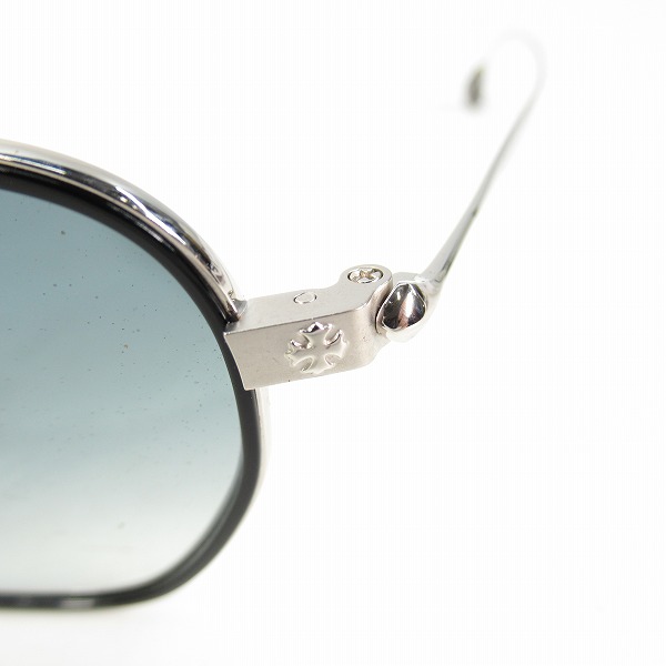 実際に弊社で買取させて頂いたCHROME HEARTS/クロムハーツ BONE PRONE I サングラス/アイウェア レザーケース付きの画像 6枚目
