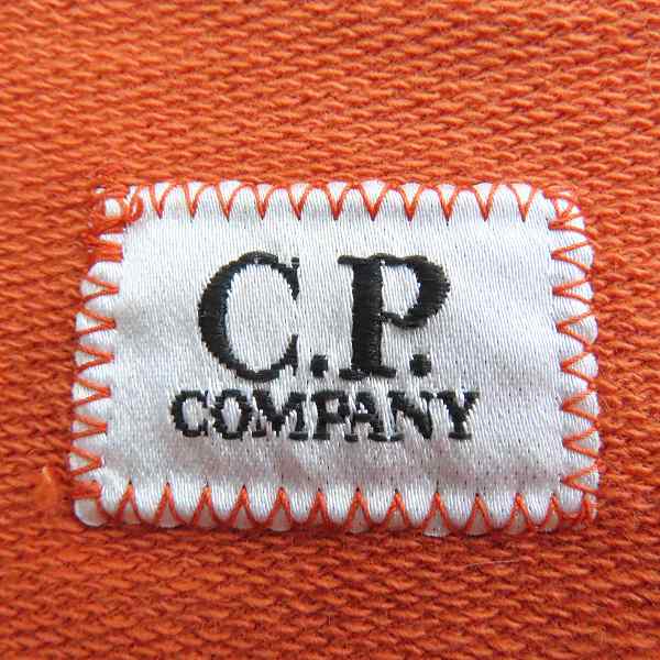 実際に弊社で買取させて頂いたC.P. COMPANY/C.P. カンパニー Arm Lens Crew Sweat/クルーネックスウェット オレンジ 03CMSS036A/XLの画像 2枚目