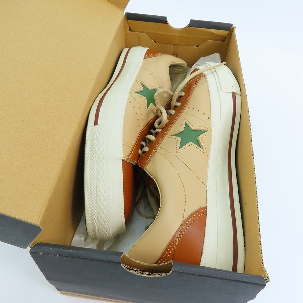 実際に弊社で買取させて頂いたCONVERSE/コンバース ONE STAR REFIN OX/ワンスター ブラウン/8の画像 8枚目