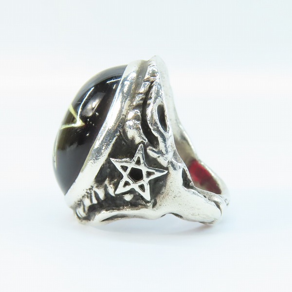 実際に弊社で買取させて頂いたALEX STREETER/アレックスストリーター エンジェルハートリング  レッド 12.5号の画像 2枚目