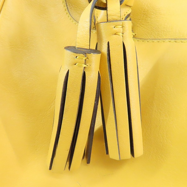 実際に弊社で買取させて頂いたCOACH/コーチ トートバッグ レザー ヘイリー サッチェル レガシー タッセル付き/23574の画像 5枚目