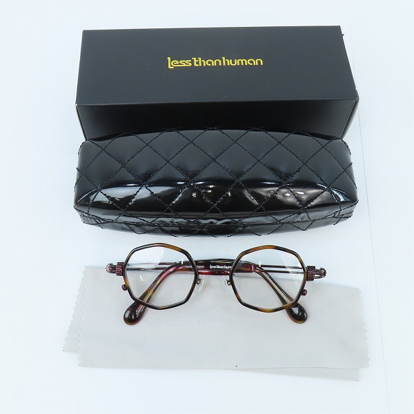 実際に弊社で買取させて頂いた(2)Less than human/レスザンヒューマン メガネフレーム アイウェア 88541の画像 9枚目