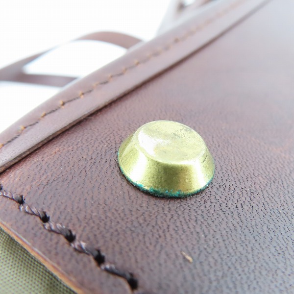 実際に弊社で買取させて頂いたNEIGHBORHOOD×PORTER/ネイバーフッド×ポーター VOYAGER レザー/キルティング トートバッグの画像 8枚目