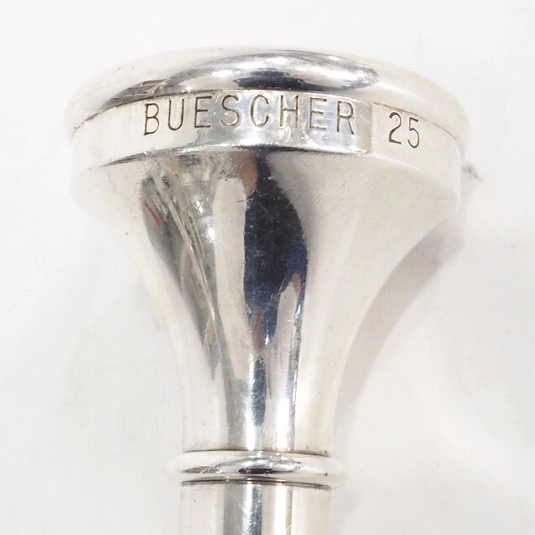 実際に弊社で買取させて頂いたBuescher/ブッシャー 25 トロンボーン用 マウスピース シルバー の画像 1枚目