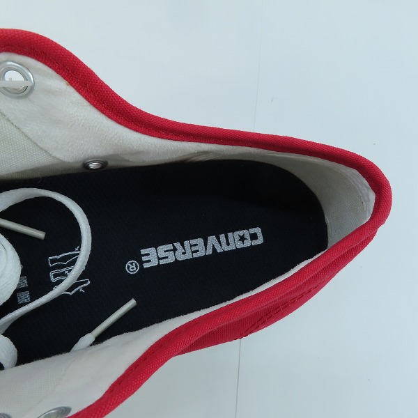 実際に弊社で買取させて頂いた【未使用】CONVERSE/コンバース JACK PURCELL/ジャックパーセル APPLE RED/26.5の画像 4枚目