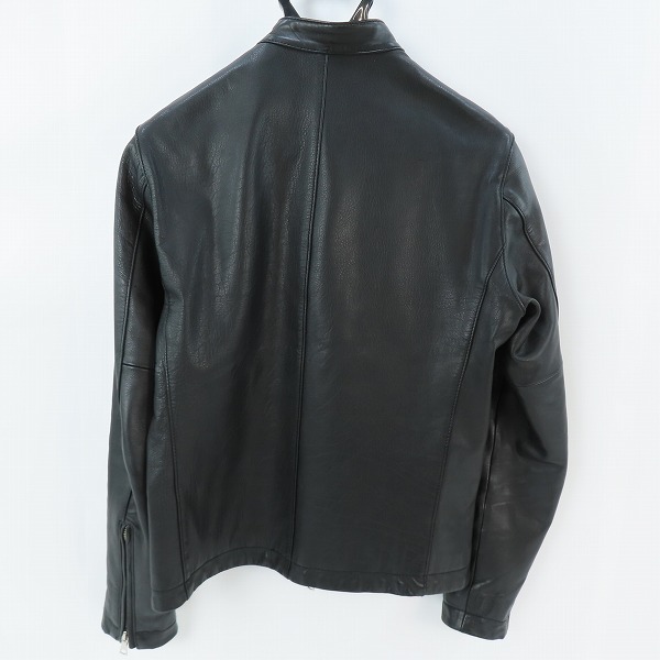 実際に弊社で買取させて頂いたJOURNAL STANDARD/ジャーナルスタンダード シングルライダース ブラック Mの画像 1枚目