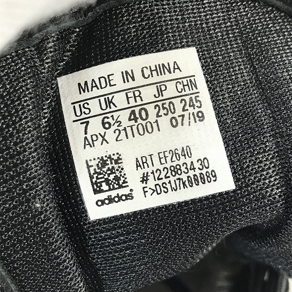 実際に弊社で買取させて頂いたY3/ワイスリー adidas/アディダス×Yohji Yamamoto/ヨウジヤマモト スニーカー EF2640/25の画像 5枚目