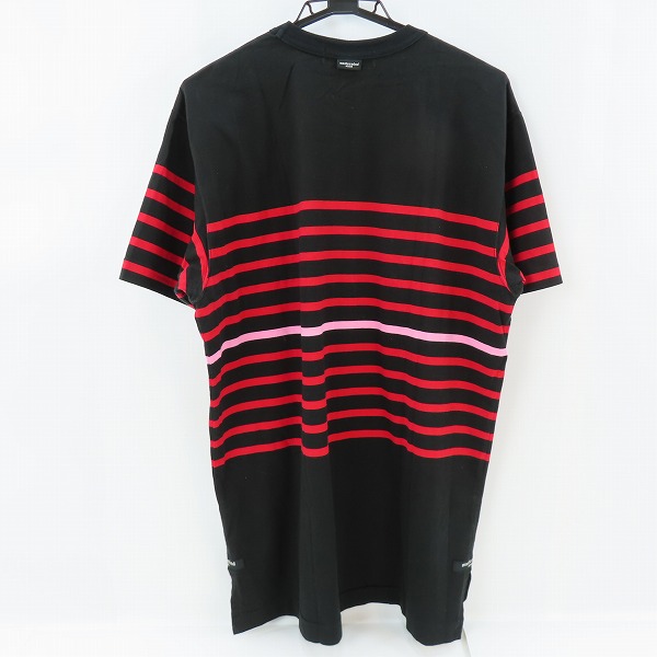 実際に弊社で買取させて頂いたmastermind JAPAN ×A-GIRL'S/マスターマインド ×エイガールズ 裾ロゴパッチ 半袖Tシャツ 16SSMM-TS23-07/Lの画像 1枚目