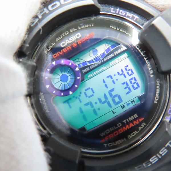 実際に弊社で買取させて頂いたG-SHOCK/Gショック FROGMAN/フロッグマン Men in Dark Purple メン イン ダーク パープル 海外モデル GF-1000BP-1DRの画像 4枚目