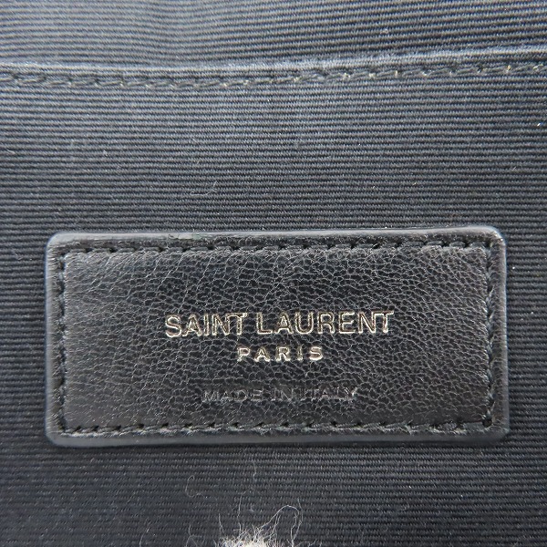 実際に弊社で買取させて頂いたSAINT LAURENT PARIS/サンローランパリ クロコ型押しレザー クラッチバッグ/タブレットホルダー 485628の画像 5枚目