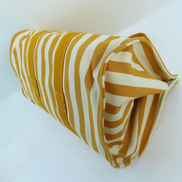 実際に弊社で買取させて頂いたHERMES/エルメス カンヌGM キャンバス ボストンバッグの画像 2枚目