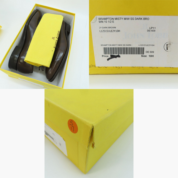 実際に弊社で買取させて頂いたJOHN LOBB/ジョンロブ BRAMPTON  レザーシューズ 10.5の画像 9枚目