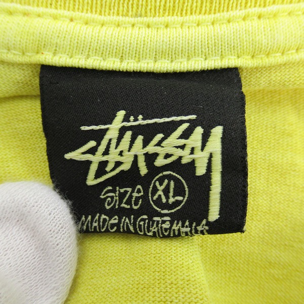 実際に弊社で買取させて頂いたstussy/ステューシー グアテマラ製 Tシャツ XLの画像 2枚目