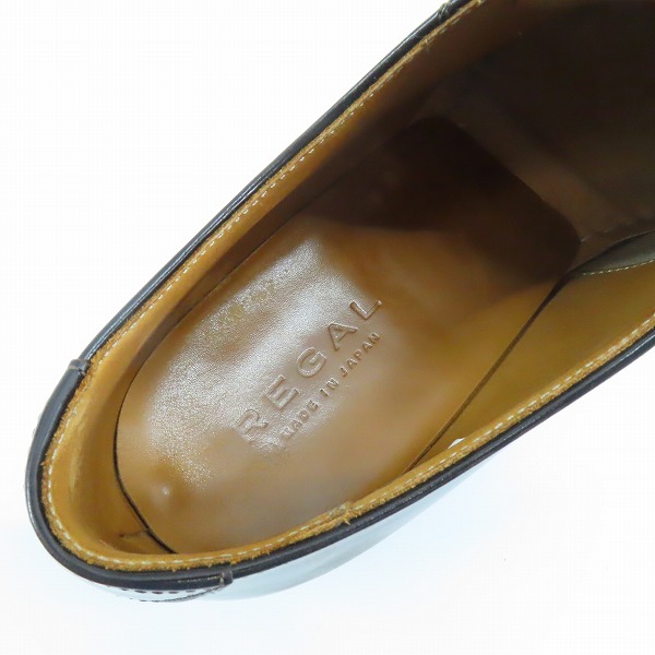 実際に弊社で買取させて頂いたREGAL/リーガル 内羽根 ストレートチップ レザーシューズ ビジネスシューズ 811R/26.5の画像 4枚目