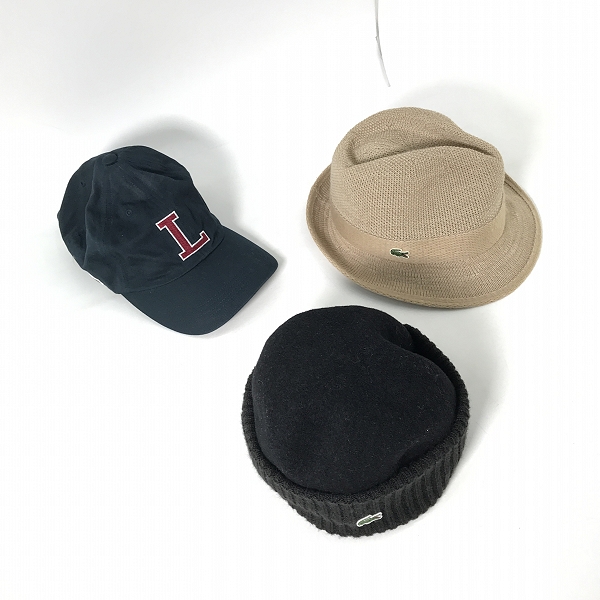 実際に弊社で買取させて頂いた【おまとめ】LACOSTE/ラコステ キャップ/ハット/ニット帽 帽子の画像 1枚目