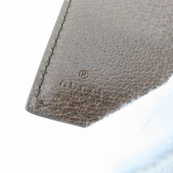 実際に弊社で買取させて頂いたGUCCI/グッチ オフィディア GG シェリーライン レザー コンパクトウォレット 598662 534563の画像 6枚目