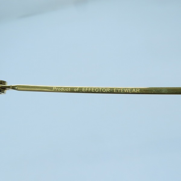 実際に弊社で買取させて頂いたEFFECTOR/エフェクター LAYLA/レイラ チタニウム ラウンド型 眼鏡/メガネフレームの画像 4枚目