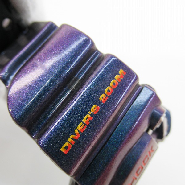 実際に弊社で買取させて頂いたG-SHOCK/Gショック FROGMAN フロッグマン 毒蛙 マジョーラカラー GW-201-6JF【動作未確認】の画像 6枚目