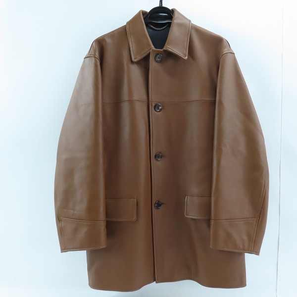 実際に弊社で買取させて頂いたWACKO MARIA/ワコマリア 23SS LEATHER COAT/TYPE-1 コート 23SS-WMO-CO03/M