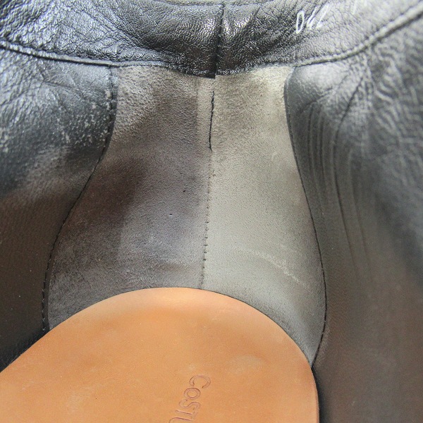 実際に弊社で買取させて頂いた【ジャンク】CoSTUME NATIONAL/コスチュームナショナル サイドジップ ショートブーツ 042/7.5の画像 7枚目