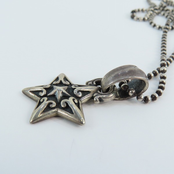 実際に弊社で買取させて頂いたBILL WALL LEATHER/BWL/ビルウォールレザー 30th Anniversary スター ペンダント/ネックレスの画像 3枚目