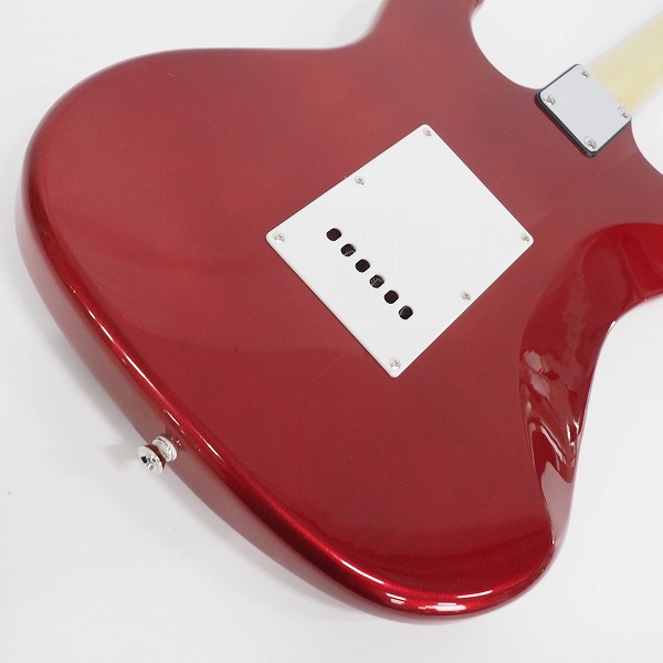 実際に弊社で買取させて頂いた★PhotoGenic/フォトジェニック ST-180/MRD ストラトキャスターType マッチングヘッド エレキギター ソフトケース付 の画像 7枚目