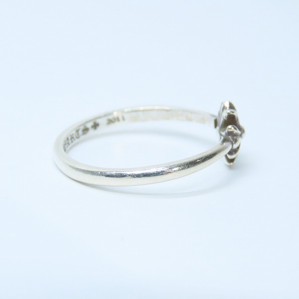 実際に弊社で買取させて頂いたCHROME HEARTS/クロムハーツ バブルガムリング ｗ/CHプラス 12号の画像 4枚目