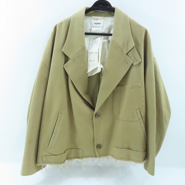 実際に弊社で買取させて頂いたdoublet/ダブレット 21SS SILK CHINO CUT-OFF JACKET/カットオフジャケット 21SS10JK39/L