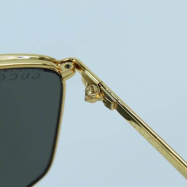 実際に弊社で買取させて頂いたGUCCI/グッチ インターロッキングG サングラス/アイウェア GG0437SA 002の画像 6枚目