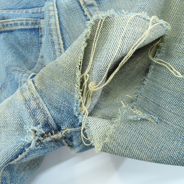 実際に弊社で買取させて頂いた【難有り】LEVI'S/リーバイス 517/刻印15/ジップフライ ヴィンテージ デニムパンツ の画像 7枚目