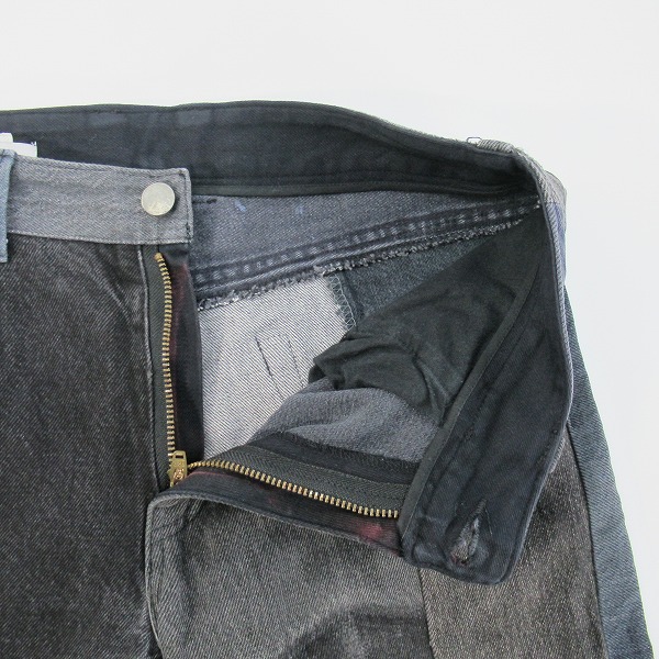 実際に弊社で買取させて頂いたChildren of the discordance/チルドレンオブザディスコーダンス 再構築 デニムパンツ 17SS-COTDPT-003/1の画像 5枚目