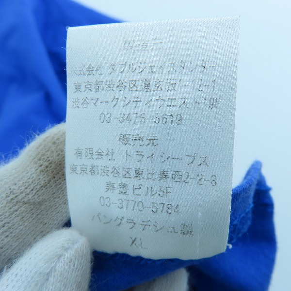 実際に弊社で買取させて頂いたSTANDARD CALIFORNIA×VANS Factory Team Tee コラボTシャツ 青/XLの画像 4枚目