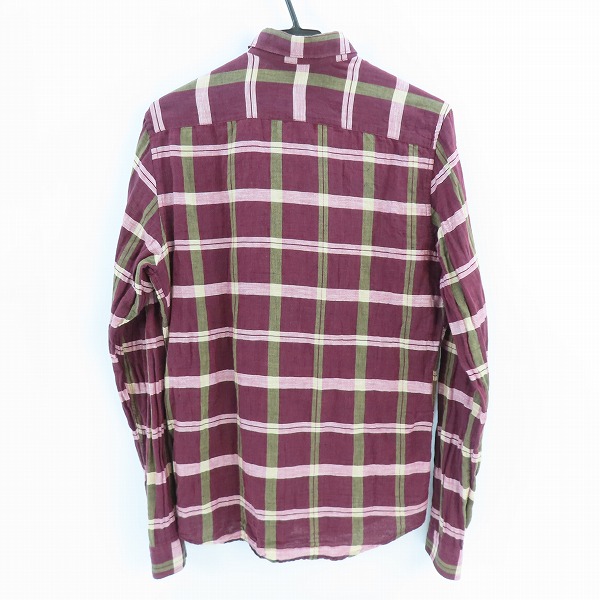 実際に弊社で買取させて頂いたAMI Alexandre Mattiussi/アミアレクサンドルマテュッシ チェック シャツ AMI 013/37の画像 1枚目