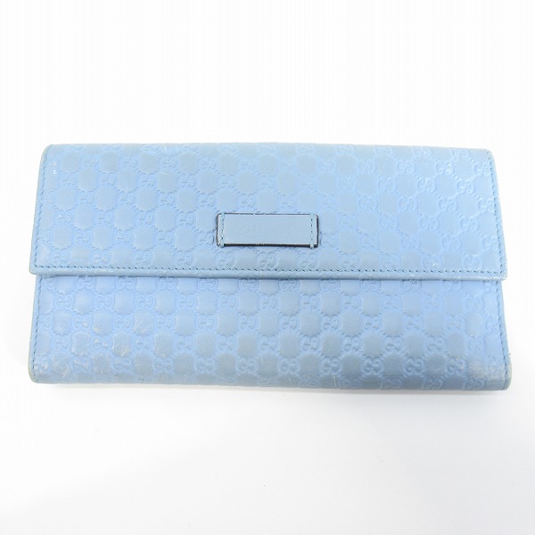 実際に弊社で買取させて頂いたGUCCI/グッチ マイクロGG グッチシマ 長財布 449393-0959