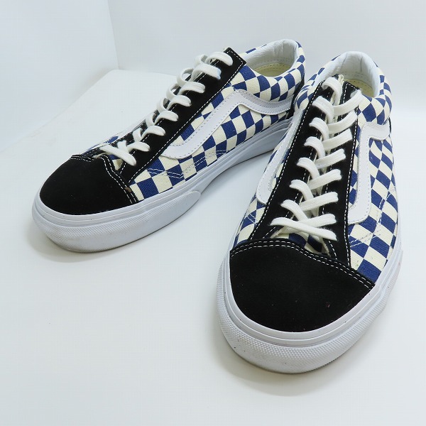 実際に弊社で買取させて頂いたVANS バンズ OFF THE WALL/オフ ザ ウォール ブロックチェック ローカットスニーカー T375/8