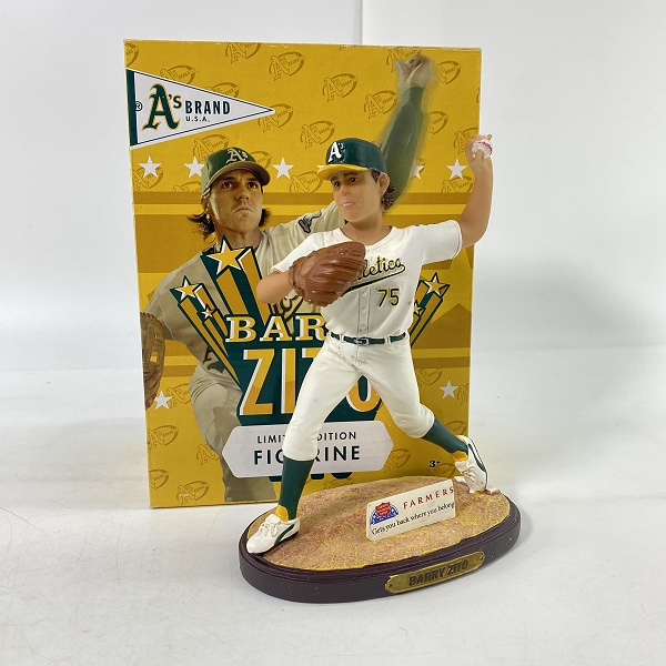 実際に弊社で買取させて頂いたOakland Athletics BRAND/オークランド・アスレチックス ブランド BD&A BARRY ZITO リミテッドエディション フィギュア