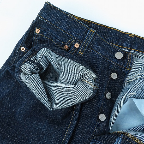 実際に弊社で買取させて頂いたLEVIS/リーバイス ヴィンテージ復刻  501 553刻印 ボタンフライ デニムパンツ/ジーンズ W34L32の画像 2枚目