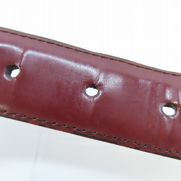 実際に弊社で買取させて頂いたCOLE HAAN/コールハーン レザーベルト ブラウン系 A09273/85/34の画像 7枚目